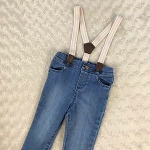 OshKosh B’Gosh Suspender Jeans Size 18 Months